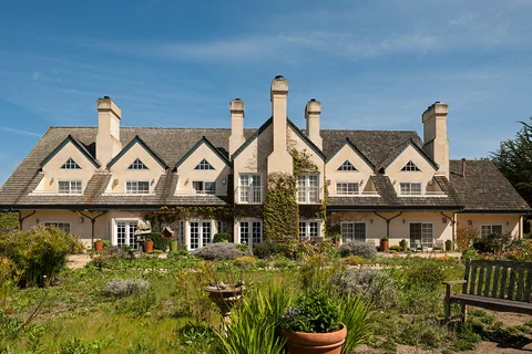 Front exterior of Seal Cove Inn in Moss Beach, CA